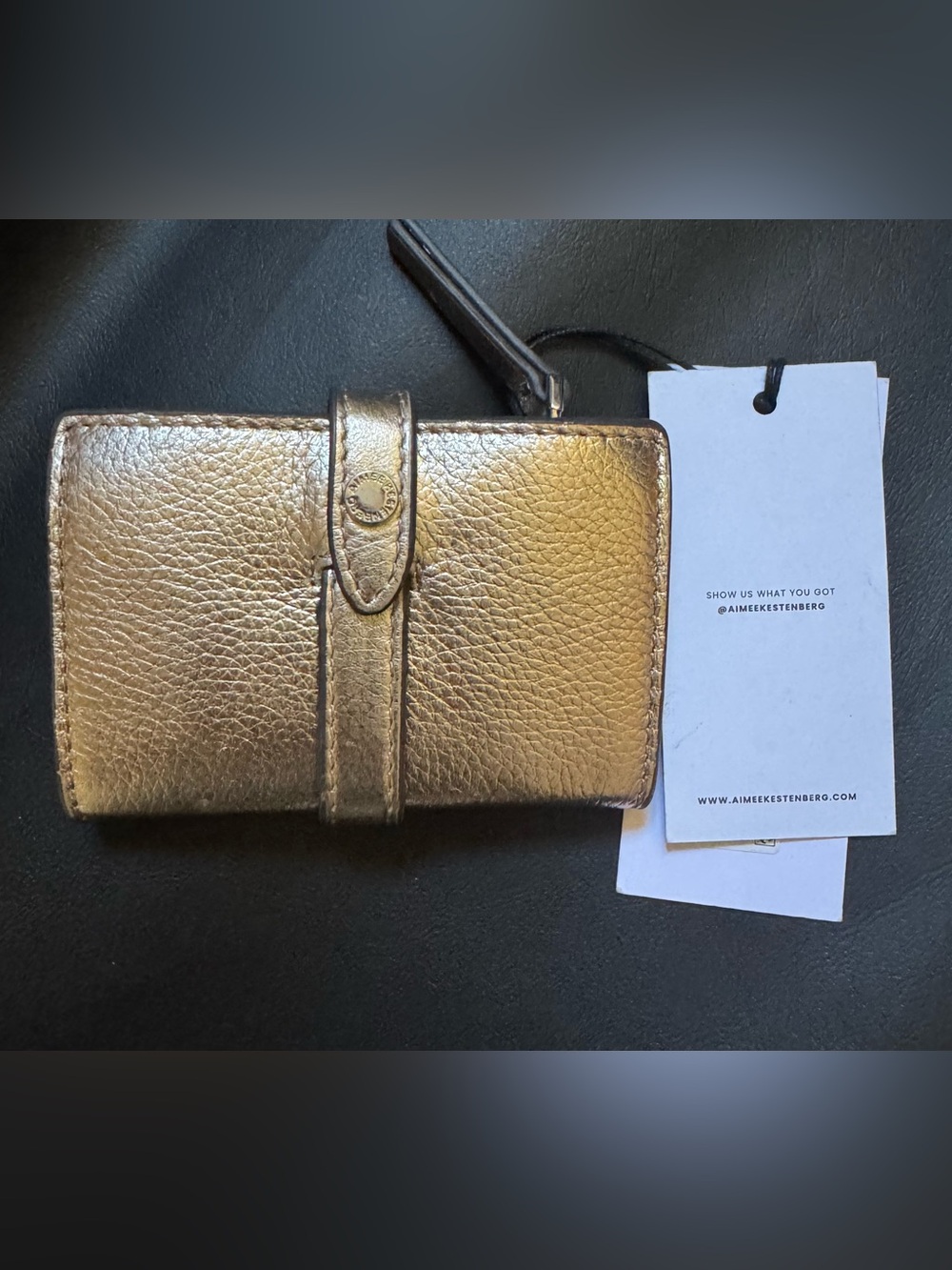 NWT Aimee Kestenberg Crimson Amity Card Case